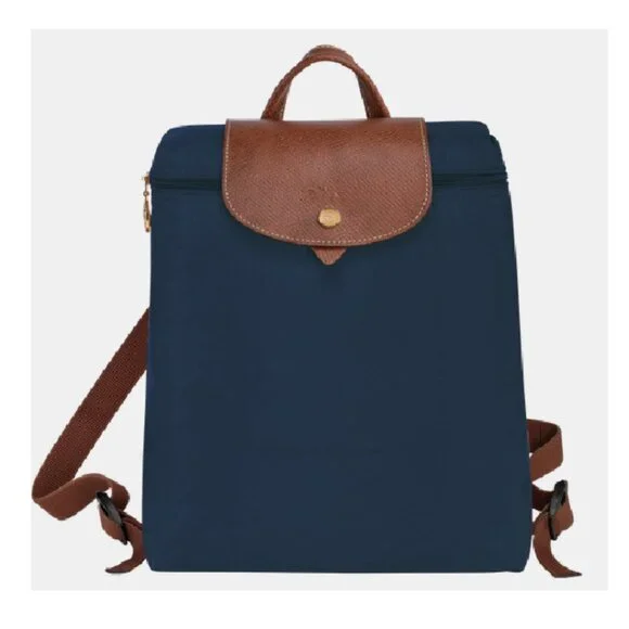 Longchamp | Bags | Longchamp Navy Backpack Euc | Poshmark